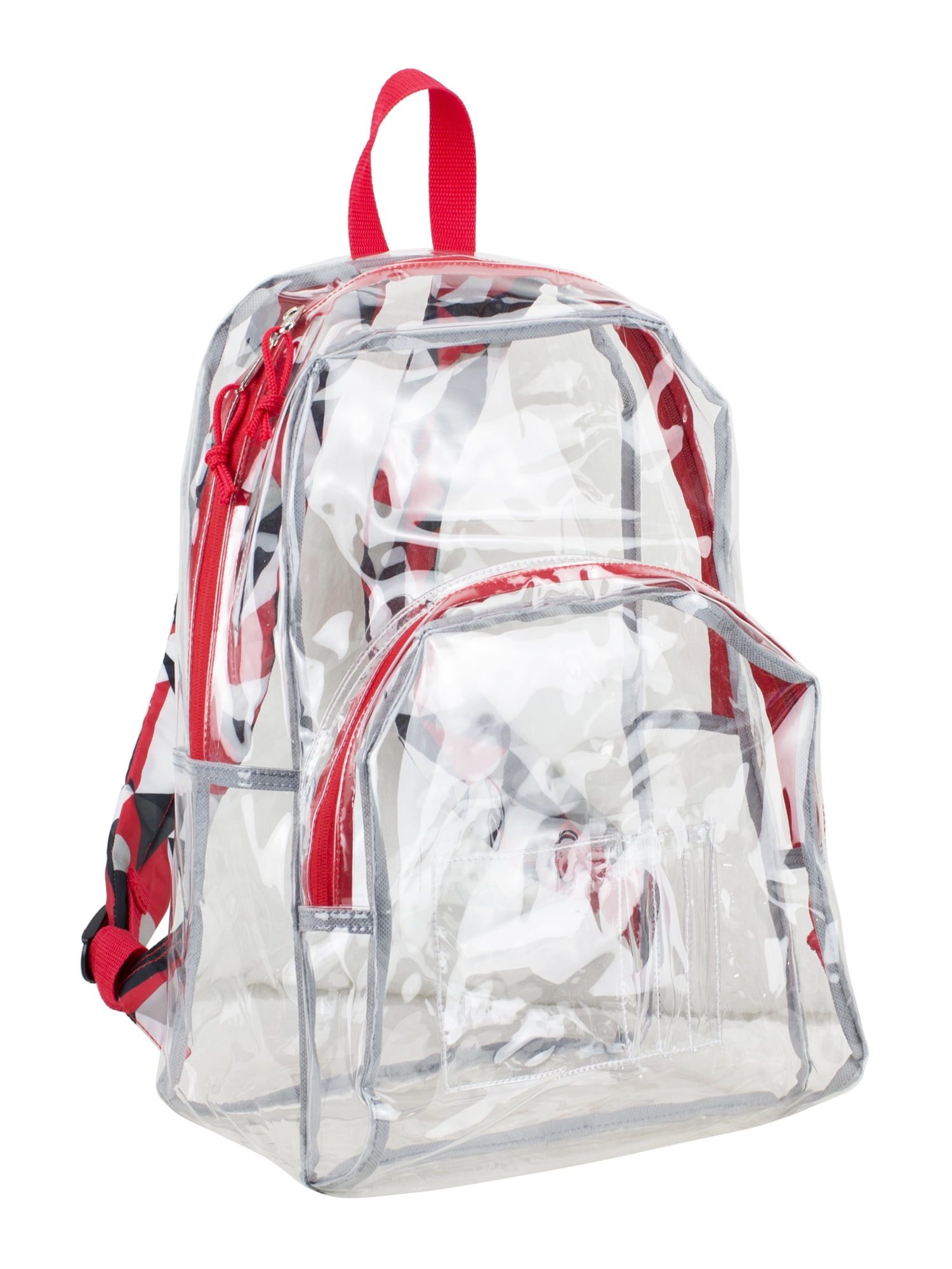 Clear Backpack with Front Pocket 