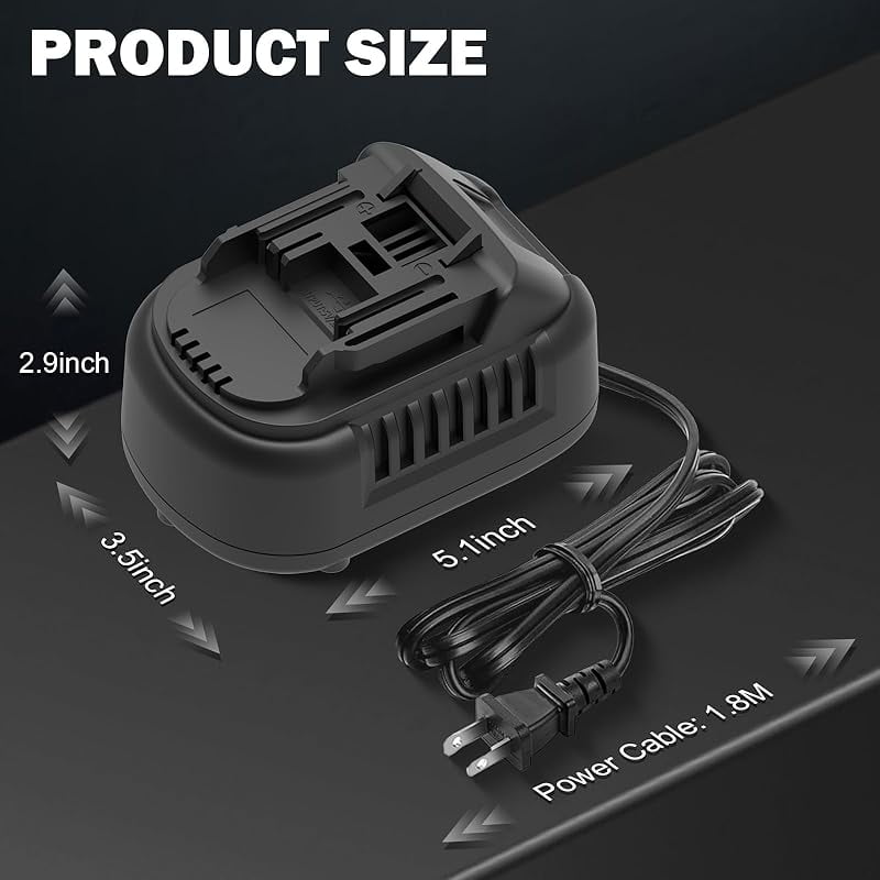 500W AC to DC Converter for Ma*kita 18V Cordless Tools, 110V to 20V AC/DC Adapter Power Supply, AC Plug Transformer Adapter
