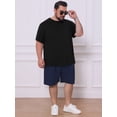 thumbnail image 2 of DARING DIVA Men's 100% Cotton Short Sleeves T-Shirt XL Black, 2 of 7