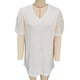 thumbnail image 1 of Blusa informal holgada Nikou Cuello en V Encaje Mujer Manga corta, 1 of 2
