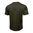thumbnail image 5 of Men's Muscle T-Shirt Stretch Short Sleeve Fitness T-Shirt Casual Slim Fit Henley, 5 of 8