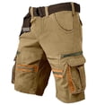 thumbnail image 2 of Cargo Shorts for Men Summer Casual Lightweight Breathable Straight Leg Outdoor Hiking Shorts with Pockets, 2 of 4