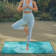 thumbnail image 5 of XYZCANDO Marble Veining Sweat-Absorbent Car Seat Towel Cover for Yoga Swimming Gym, Sweatproof Non-Slip Car Seat Cover Towel, 5 of 11