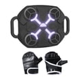 thumbnail image 1 of Máquina de boxeo, objetivo de reacción, entrenamiento, equipo de boxeo iluminado, almohadilla de perforación Negro, 1 of 8