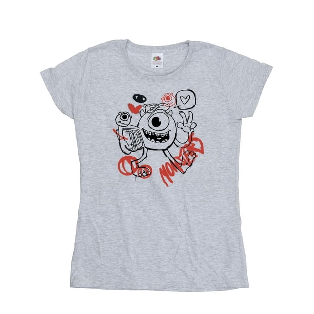 Monsters Inc T-Shirt Graffiti pour Femmes Mike