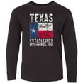 thumbnail image 3 of Inktastic Established December 29, 1845 Texas Flag Long Sleeve Youth T-Shirt, 3 of 5