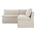 thumbnail image 4 of Moe's Home Collection Fable Slipcover Dining Banquette L-Shape Beige 96In, 4 of 10
