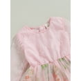thumbnail image 5 of GXFC Little Girls Fall Princess Dress Clothes 6M 1T 2T 3T 4T 5T Kids Girls Long Sleeve Floral Embroidery Lace Dress Mesh Tulle A-line Dress Spring Autumn Clothing for Children Girls, 5 of 8