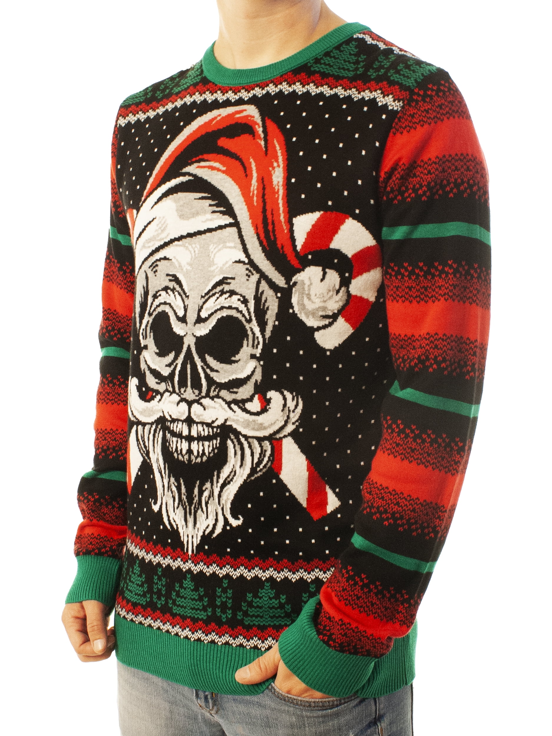 Santa skull shop sweater