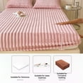 thumbnail image 6 of Winter Warm Velvet Mattress Cover Soft Bedspread Soft Student Dormitory Bedsheet Thick Fitted Sheet Mattress Protector Bed Cover (White,180x200cm), 6 of 7
