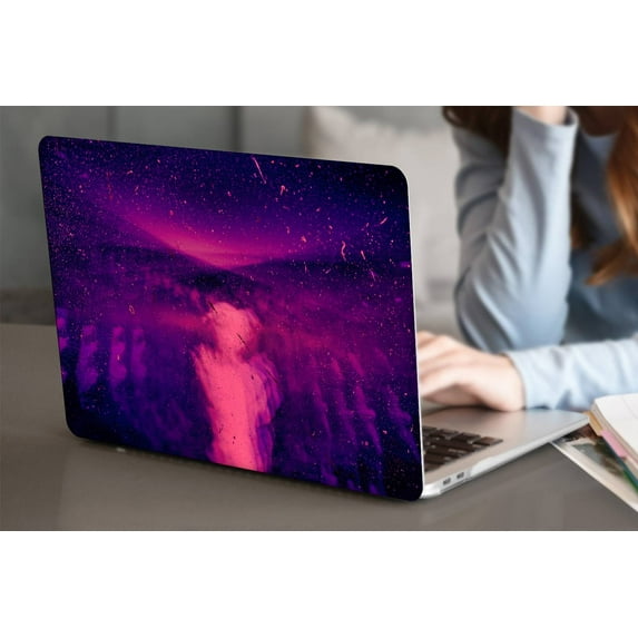 KSK KAISHEK Hard Shell Case Only for Old Version MacBook Air 13"( Not Retina Display, 2017 - 2014 2013 2012 2011 2010) + Black Keyboard Cover Model A1369 & A1466, No USB-C Pink series 0835