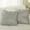 Grey, variant on Lanco Faux Fur Fluffy Throw Pillow Covers, Soft Shaggy Plush, Decorative, (Set of 2), Blush, 16 x 16"