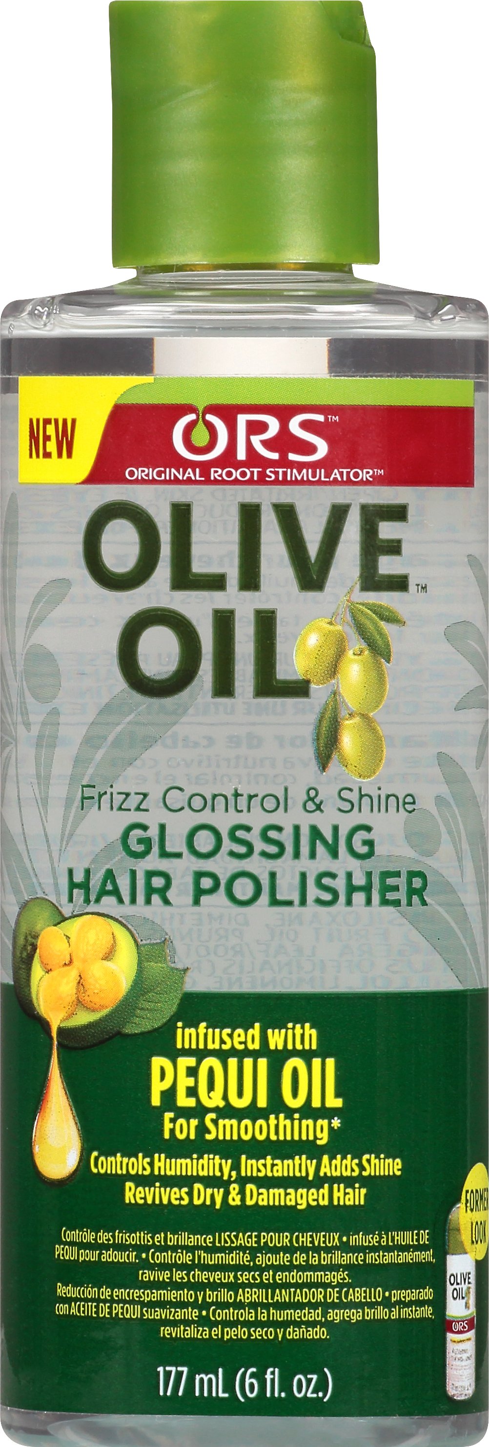 ORS Olive Oil Glossing Hair Polisher Oil with Pequi Oil for Smoothing, Frizz Control & Shine, 6 fl oz - image 2 of 4
