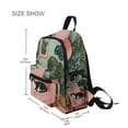 thumbnail image 3 of FORMRS School Backpack with Front Zippered Pocket 12" Student Travel Daypack, Pink Sleeping Cat, 3 of 6