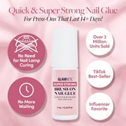 Glamnetic – Press-On Nail Glue | Durable, Long Lasting False Nail Adhesive Glue