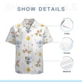 thumbnail image 7 of High Quality Hawaiian Shirts for Men Short Sleeve Aloha Beach Shirt Floral Summer Casual Button Down Shirts Blouses QXS4ZA, 7 of 7