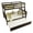Espresso, variant on Twin Over Full Bunk Bed with Trundle, Solid Wood Detachable Bunk Bed Frame, Space-Saving Bunk Beds with Ladder & Safety Guardrails, No Box Spring Needed,Espresso