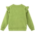 thumbnail image 5 of CLOISE Girls Long Sleeve Tops Shirts with Pockets Crewneck Casual Pullover Graphic Blouses Green 7-8T, 5 of 5