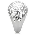 thumbnail image 5 of Womens Rings High polished (no plating) Stainless Steel Ring with No Stone TK107, 5 of 5