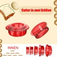 thumbnail image 4 of Diy Gourmet Sandwich Artist, Customize Sandwich Sizes: Decruster Sandwich Maker For Creative Breakfasts, Healthy Snacks, And Children's Lunches, Arc-top Design, Easy To Clean,, 4 of 6