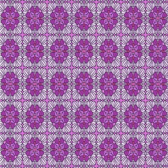 Ahgly Company Machine Washable Indoor Square Transitional Dark Magenta Purple Area Rugs, 4' Square