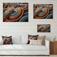 thumbnail image 4 of Designart "Tribes Samburu African Beadwork II" African Tribes Print on Natural Pine Wood, 4 of 5