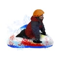 thumbnail image 2 of ESP 48-inch Triangle Inflatable Snow Tube Sled with Grab Bars - Multicolor, 2 of 3