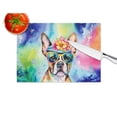 thumbnail image 5 of Boston Terrier Hippie Dawg Glass Cutting Board Large 12 in x 15 in, 5 of 5