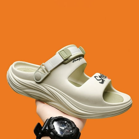 

Fashion Thick-soled Height-increasing Two-color EVA Slippers 2024 Summer New Couple Slippers Soft-soled Wear-resistant Sandals