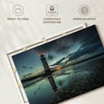 thumbnail image 6 of Elephant Stock Point Of Ayr Lighthouse Wall Art - Horizontal Canvas Wall Art - Living Room Wall Decor - Nautical Canvas - Gray And Blue Decor - 48" x 32", 6 of 8