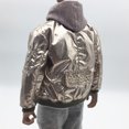 thumbnail image 2 of Tholdsy Trend Jacket Colorful Portable Unique Design Chic Bright Coats Ocasiones amplias de vanguardia para 15.74 Elemento móvil para hombres Muñecas y casas de muñecas Oro, 2 of 6