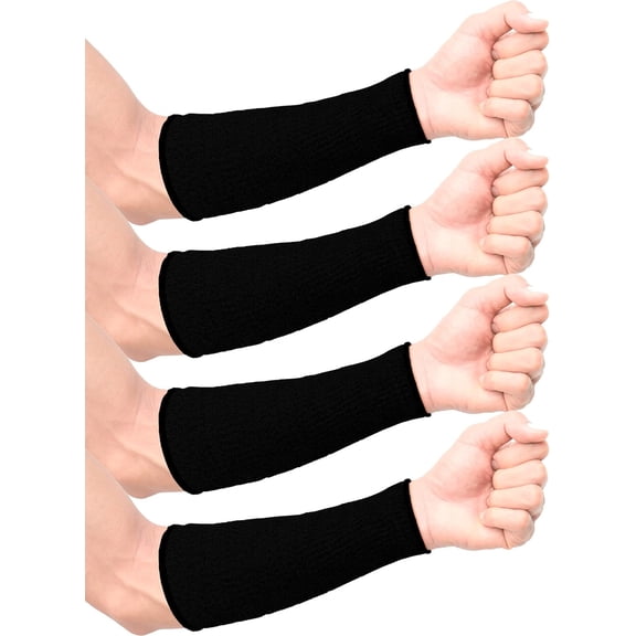 2 Pairs Cut Resistant Sleeves Bite-Proof Arm Protectors Arm Protection Sleeves Guard