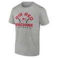 thumbnail image 2 of Men's Heather Gray Cincinnati Reds Team Go For Two T-Shirt, 2 of 3