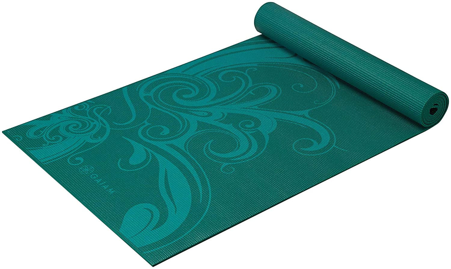 Gaiam Yoga Mat - Premium 6mm Print Extra Thick Non Slip Exercise & Fitness  Mat for All Types of Yoga, Pilates & Floor Workouts (68L x 24W x 6mm  Thick) Turquoise Surf 