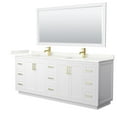 thumbnail image 2 of Wyndham Collection Wcf292984d-Qtz-Unsm70 Miranda 84" Free Standing Double Basin Vanity Set, 2 of 7