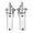 Silver, variant on M Buder Motorcycle Highway Front Foot Pegs Folding Footrests Clamps Foot Rest Pedals 22-25mm (0.86-0.98 inches) Replacement for BMW R1250GS R1200 GS ADV F800 GS S1000XR C400X F850GS Silver