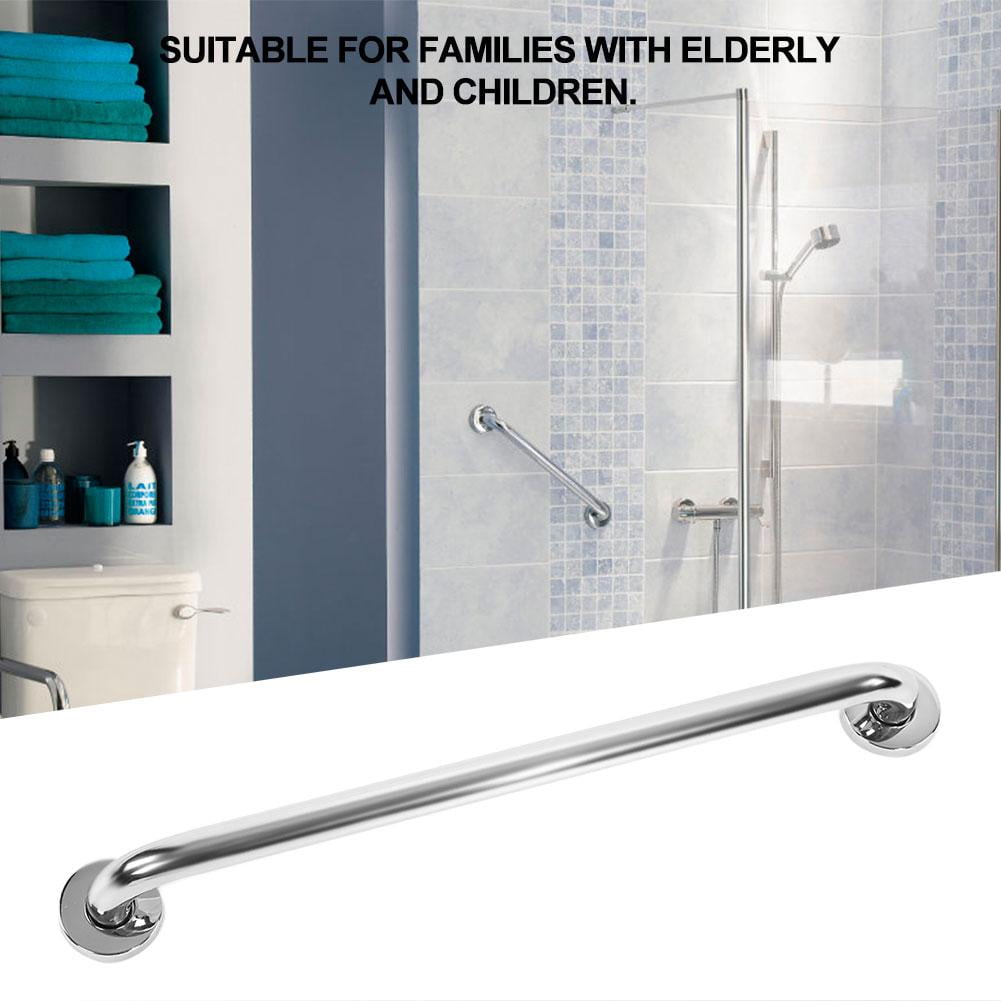 WALFRONT 50cm Thicken Stainless Steel Bathroom Bathtub Grab Bar Safety Hand Rail for Bath Shower Toilet,Grab Bar, Safety Hand Rail