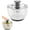 3.8 QT (3.6L), variant on Salad Spinner, One Hand Press, Brake, for Greens and Vegetables