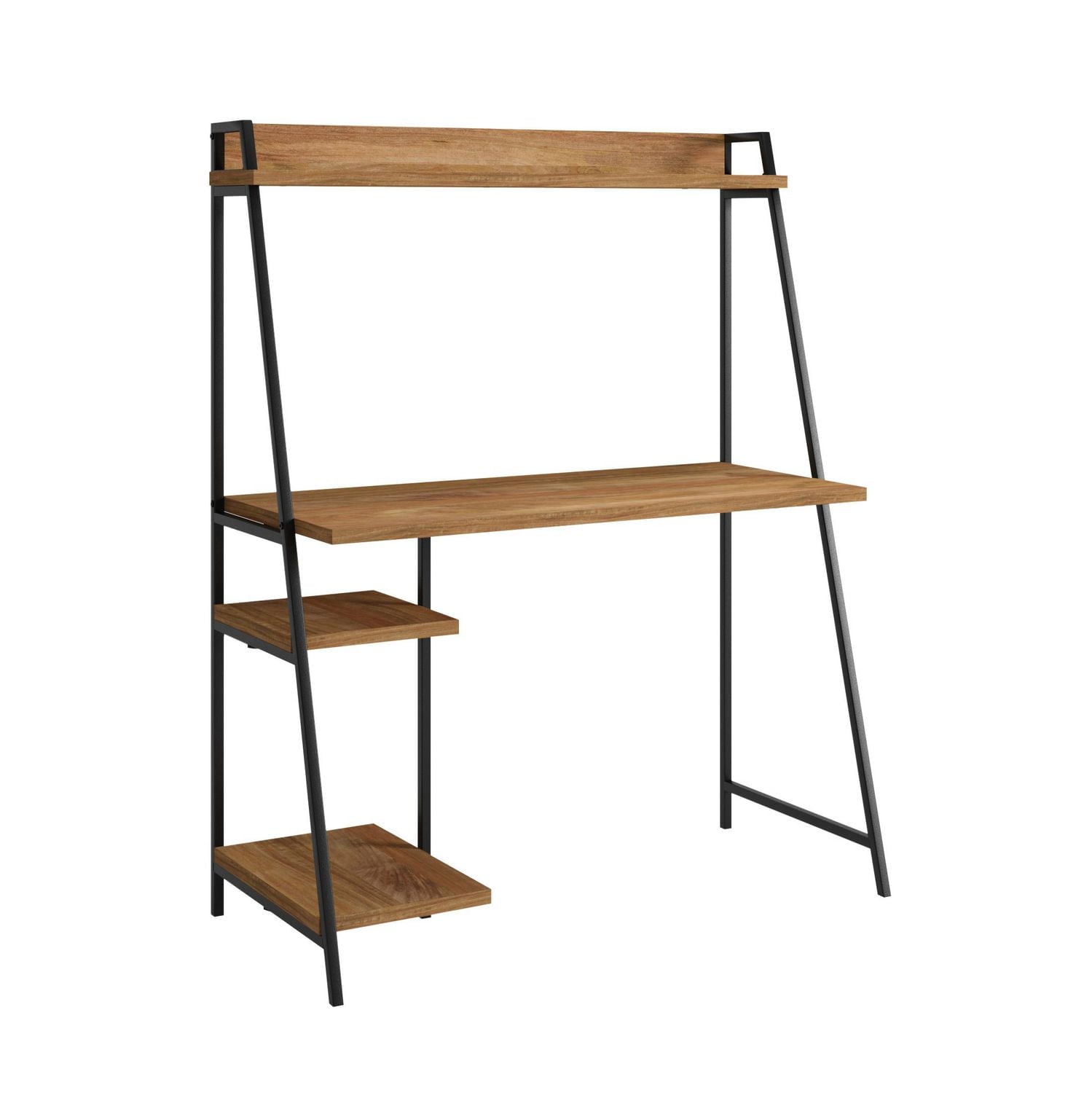 Sauder North Avenue Desk w/ Hutch, Sindoori Mango, 430351