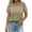 Army Green #2, variant on Guluxicc V Neck T Shirts for Women Short Sleeve Printed Casual Loose Fit Tops Summer Womens Shirts