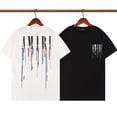 thumbnail image 2 of Amiri crewneck , Algodón , Camiseta De Manga Corta Con Estampado Monograma Suelto Y Versátil, 2 of 4