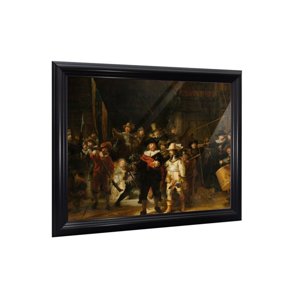 The Night's Watch by Rembrandt, World Famous Wall Art Collection, Famous Wall Prints for you Living Room or Entryway, 11x14, 2466B