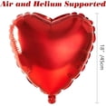 thumbnail image 4 of Deux Ballons en Aluminium en Forme de Cœur Debout, 4 of 4