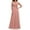 summer dresses for women-Pink, variant on Homenesgenics Summer Dresses for Women under $10 Women Appear Thin 3/4 Sleeve Lace V-Neck Maxi Dress Dress Womens Dresses for Wedding Guest Pink XL