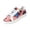 Blue, variant on USA 250th Low Top Sneakers for Men Women Patriotic American Flag Lace-Up Casual Walking Shoes Faux Leather Low Top Shoes (Blue,38)