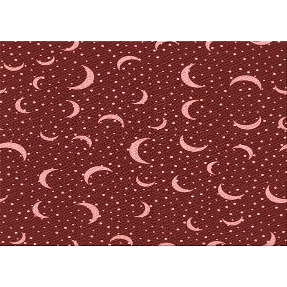 Ahgly Company Machine Washable Indoor Rectangle Transitional Grapefruit Red Area Rugs, 2' x 4'