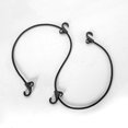 thumbnail image 3 of 2Pcs Elastic Rope Strap with 4 Hooks for Folding Utility Wagon Beach Garden Cart, 3 of 7