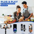 thumbnail image 2 of Mini Micrófono de solapa WEIHJMXG para iPhone iPad 2 Pack, 2 of 5