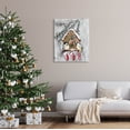 thumbnail image 2 of Stupell Industries Holiday Stockings Birdhouse Perched Graphic Art Gallery Wrapped Canvas Print Wall Art, Design by Stella Chang, 2 of 7
