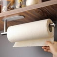 thumbnail image 4 of Self-adhesive paper towel holder - Door without drilling Stainless steel kitchen roll holder, 4 of 5